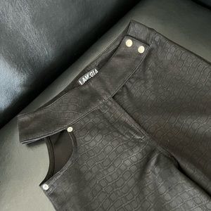 I AM GIA KAYLA PANT - BLACK/CROCODILE